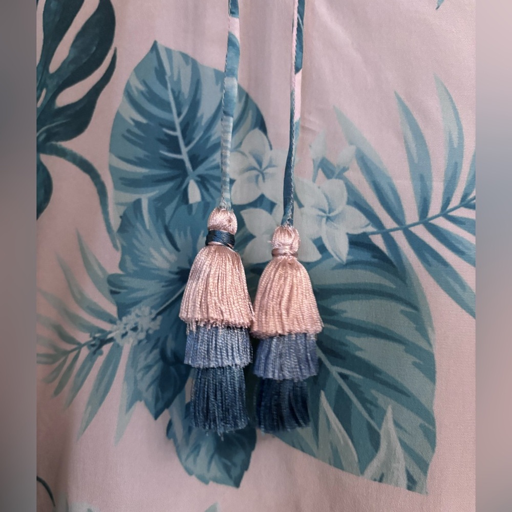 Rococo Sand Echo Leaf Silk Blouse - image 4